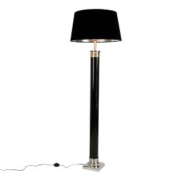 Floor lamp Astoria, black/silver