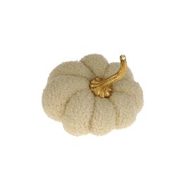 Decorative cuhsion Pumpkin, cream/gold