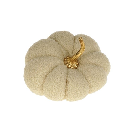 Decorative cuhsion Pumpkin, cream/gold
