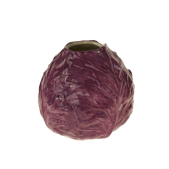Vase blue cabbage, purple