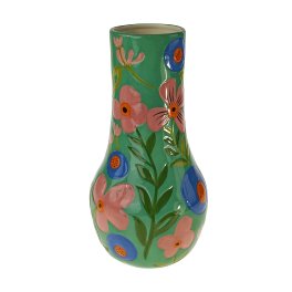 Vase Flowers, green