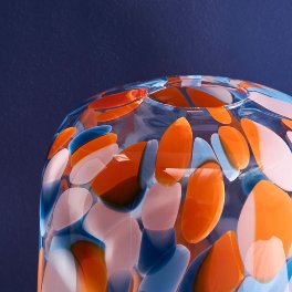 Vase Lilli "dots", multicolored