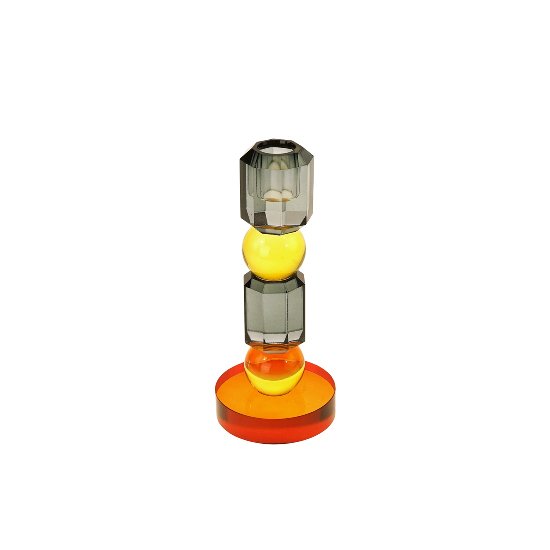 Candle holder, multicolored