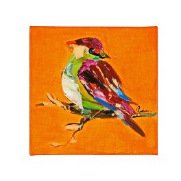 Painting Birdy, orange