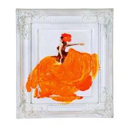Painting Ballgown, orange
