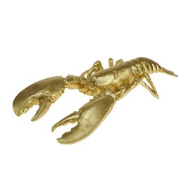 Deco object lobster, gold