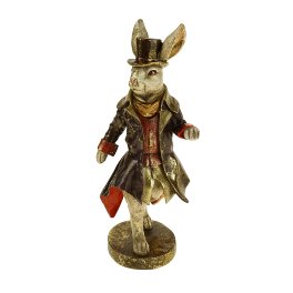 Figurine de lapin Maître, multicolore