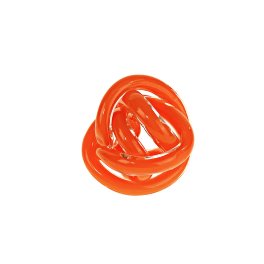 Glas-Knoten orange