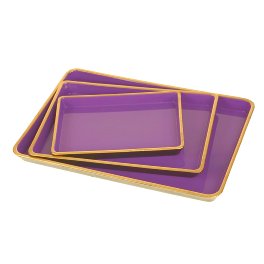 S/3 tray, purple