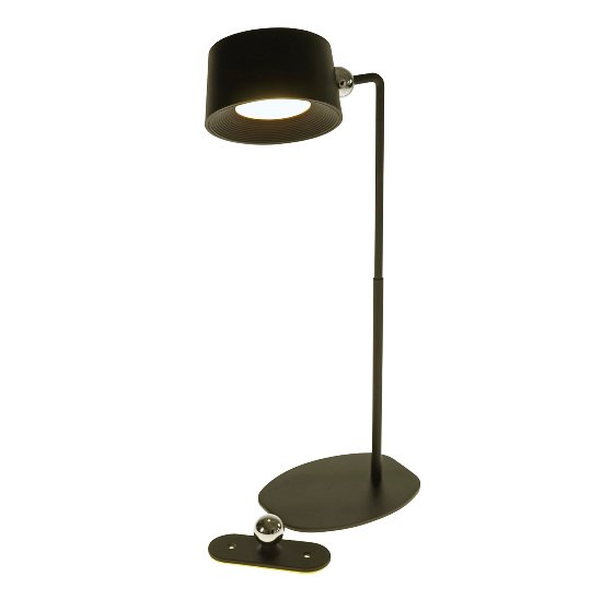 Lampe de table LED Focus, noir