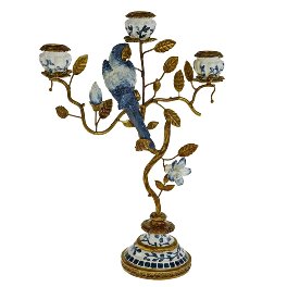 Candle holder parrot