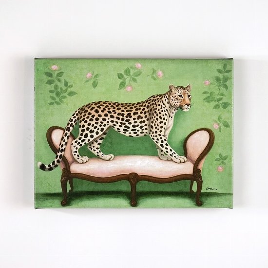 Bild Leopard, Print, koloriert
