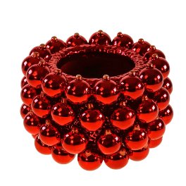Planter Boule, red
