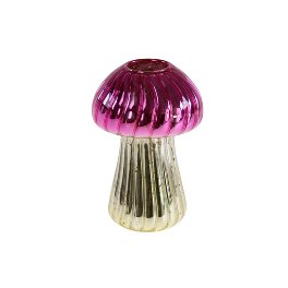 Mushroom vase, pink