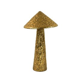 Decorative mushroom, gold