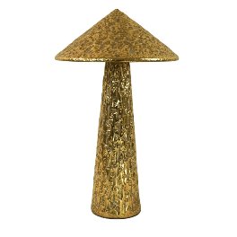 Decorative mushroom, gold