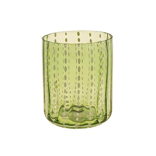 Trinkglas Dotty, grün