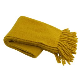 Blanket mohair, mustard yellow