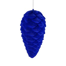 Pine cone hanger, blue