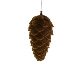 Pine cone hanger, brown