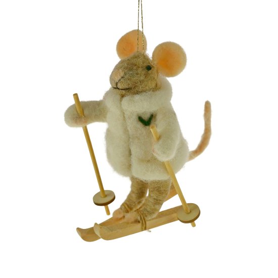 Felt hanger ski mice