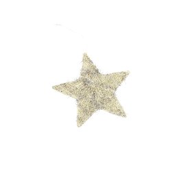 Sisal star, white, 15cm
