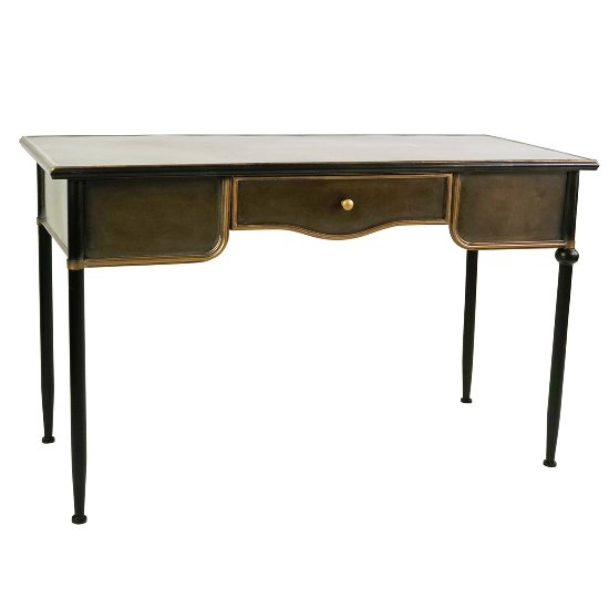 Table w. drawer Harvard, black/gold