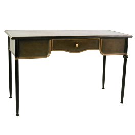 Table console Harvard, noir/or