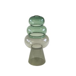 Vase Blob, grey/green