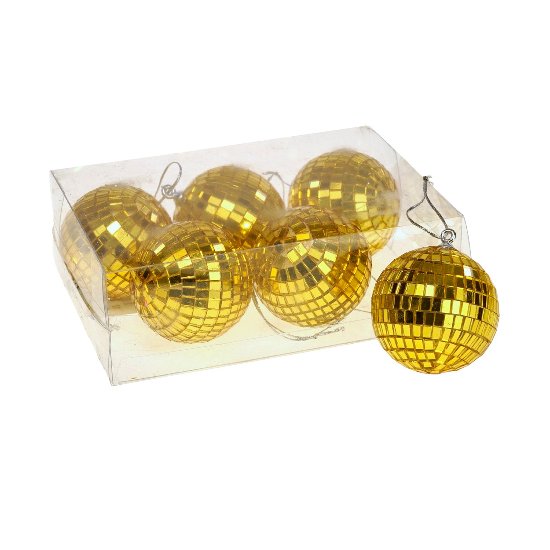 S/6 disco ball, gold
