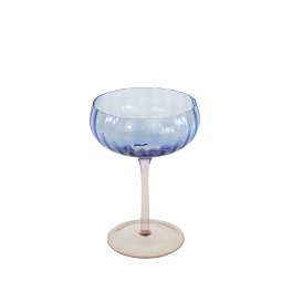 Champagne glass, blue