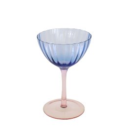 Cocktail glass, blue