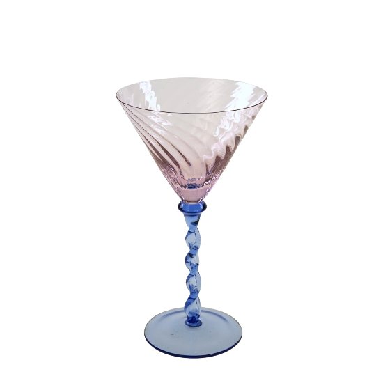 Martini glass, pink