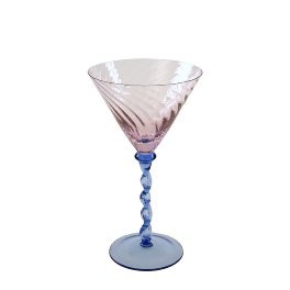 Martini glass, pink