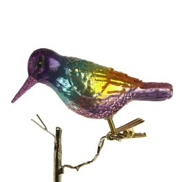 Oiseau de serrage queue de bronze-saphir-