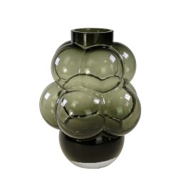 Vase Bubbles, grau