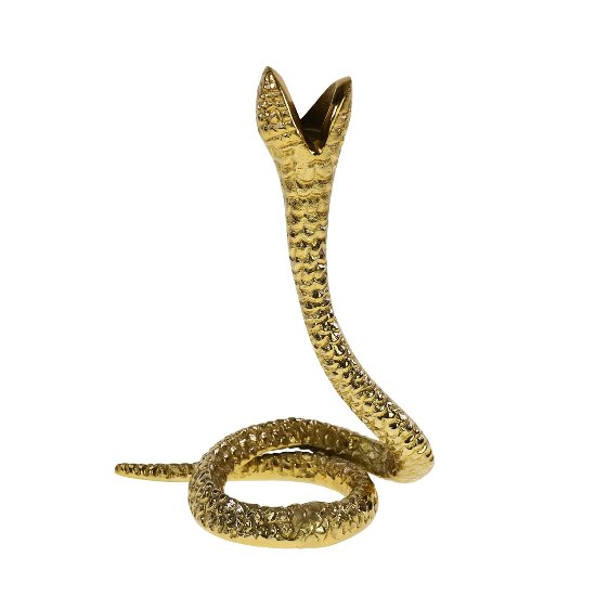 Kerzenleuchter Snake, gold