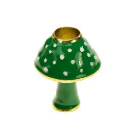 Candle holder mushroom, green
