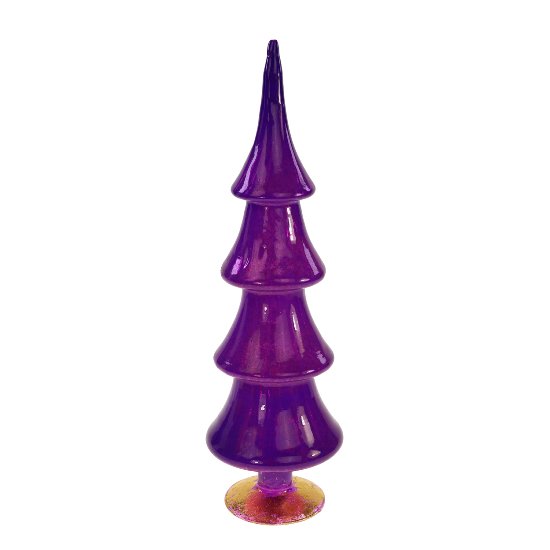 Glass tree, purple