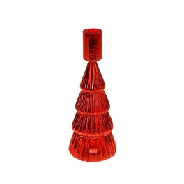 Chandelier sapin, rouge
