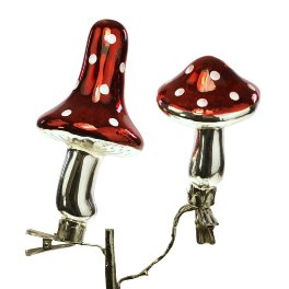 Clamp mushroom, 2 ass., red