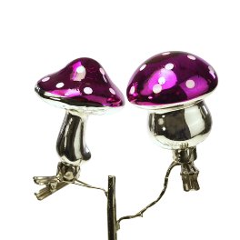 Clamp mushroom, 2 ass., purple