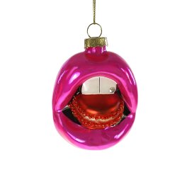 Hanger Macaron-Lips, pink/red
