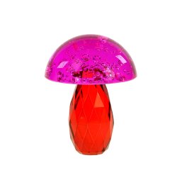 champignon décoratif, rouge/rose