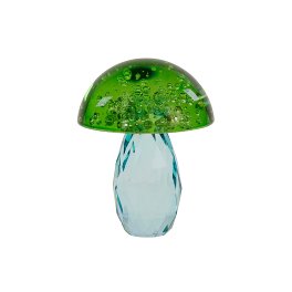 decorative mushroom, blue/green