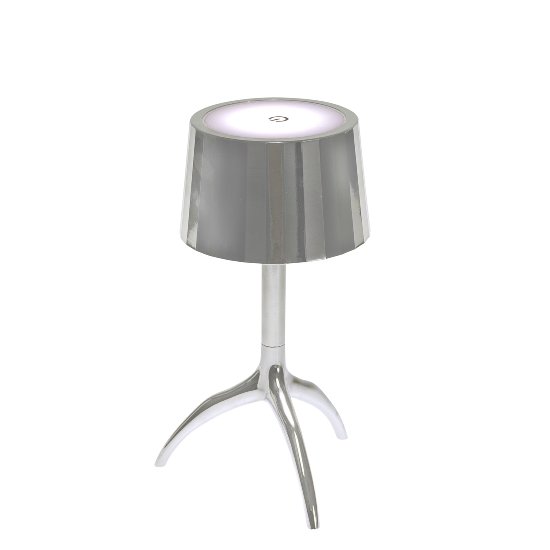 LED table lamp Corno, silver