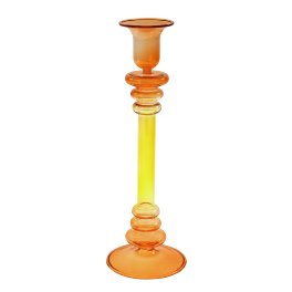 candle holder Cara, multicoloured, glass,