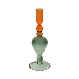 candle holder Alessia, multicoloured, glass,