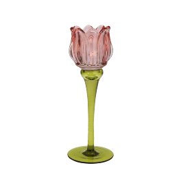 Chandelier Tulipe, rose