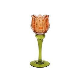Kerzenleuchter Tulpe, orange
